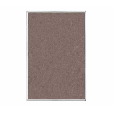 Versare Hush Panel Configurable Cubicle Partition 6' x 4' Latte Fabric 1850653